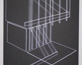 Line objects 3, 16 x 20 inch silkscreen print