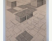 Projective plane, silkscreen print