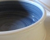 Big Dog Dish - Blue Grey - 1 Gallon - Ready to Ship - Porcelain