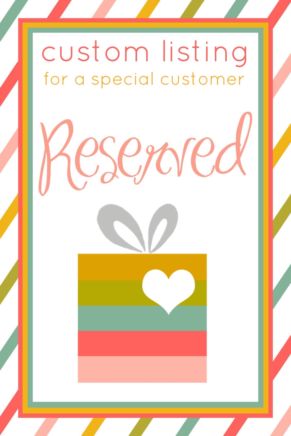 Reserved for Stephanie - Custom Party Package