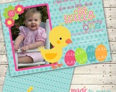 Digital Printable Doublesided Easter Birthday Invitations Il_170x135