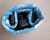 removable padded camera insert // purse organizer insert