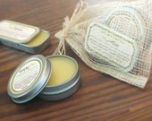 10% OFF - Set of All Natural-Organic Rose & Lavender, Sandalwood, Jasmine, Peppermint, Citrus Lip BALM and Hand-Body CREAM
