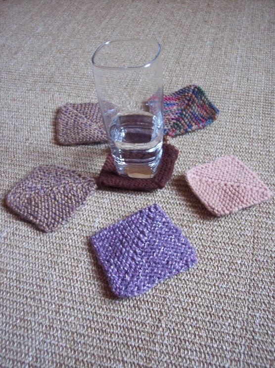 Set of 6 Mitered Square Coasters For The Home