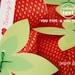 Strawberry Paper favor party box printables - RED color Editable Text Printable PDF