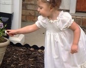 Shirred Peasant Dress Pattern, Under Dress, Petticoat Pattern, Underslip PDF Pattern, SIze 12 mos - 6 Child