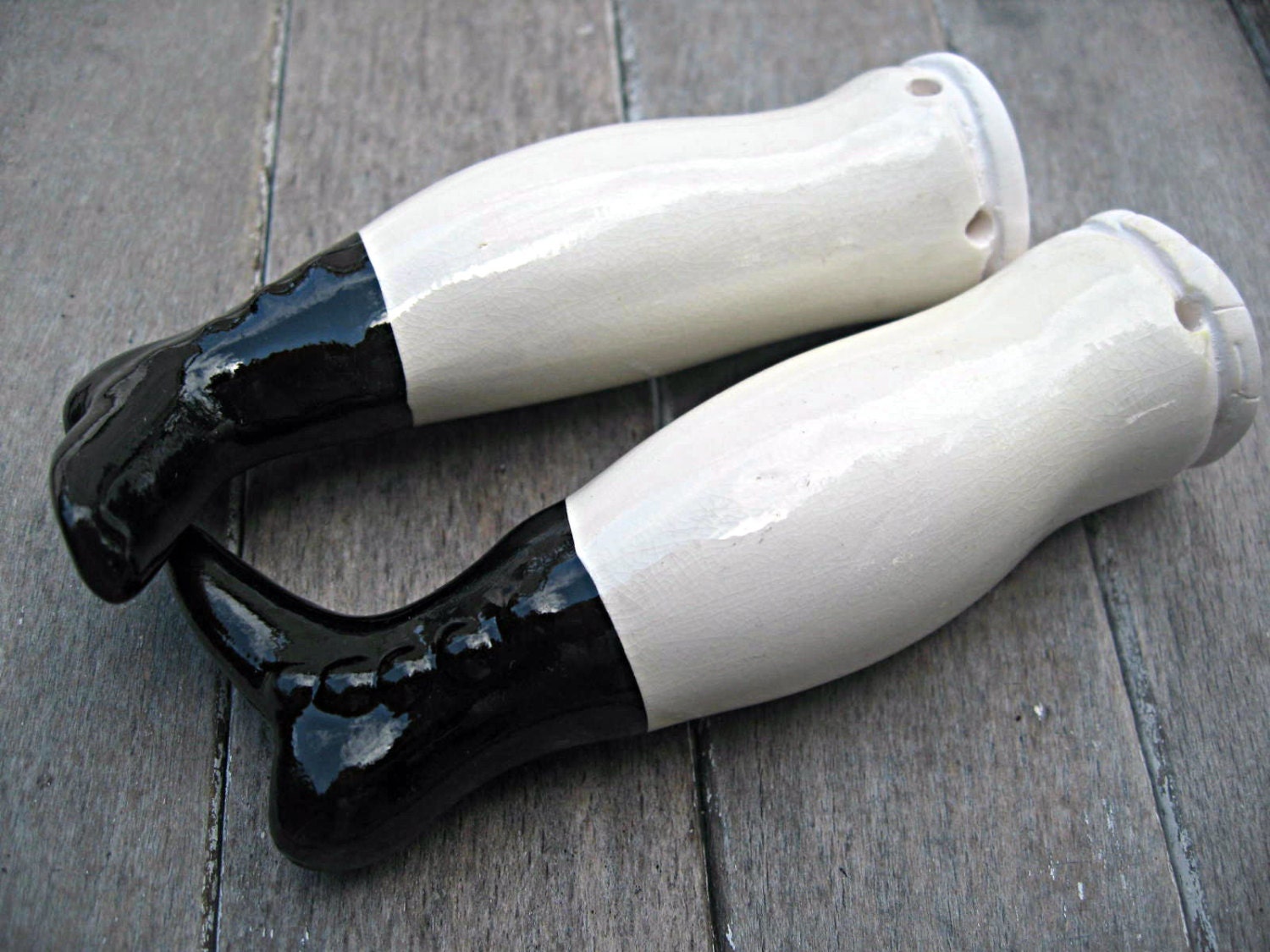 Vintage doll legs, china, low brow doll parts, doll maker's supply, jewelry supply