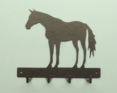Horse Metal Art Key Rack - Free USA Shipping