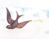 Sparrow Bobby Pin - Woodland Collection - Patina