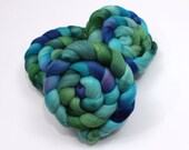 Polwarth Wool Roving - Hand Painted Roving for Spinning or Felting