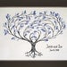 Heartsong Wedding  Fingerprint Tree (Landscape) for up to 175 Guests