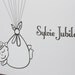 Baby Shower Guestbook -Pink Stripe Background - GIRL- 11x14