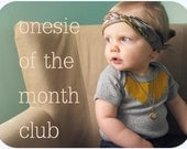 Onesie Of The Month Club, Hudson And Ruthie Exclusive, 12 Month Club, Hand Dyed And Embellished, Baby Girl Bodysuit, Newborn, 6, 12, 18, 24