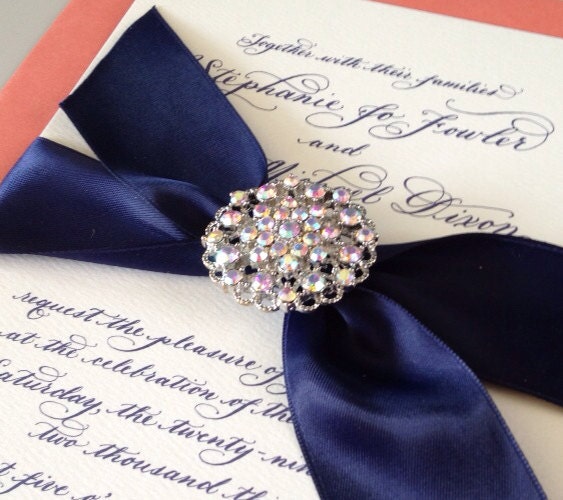 Wedding Rhinestone Embellishment -- set of two