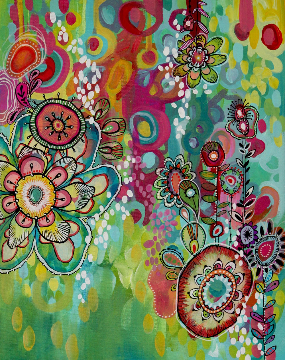 Miss Ariel - Colorful Abstract PRINT