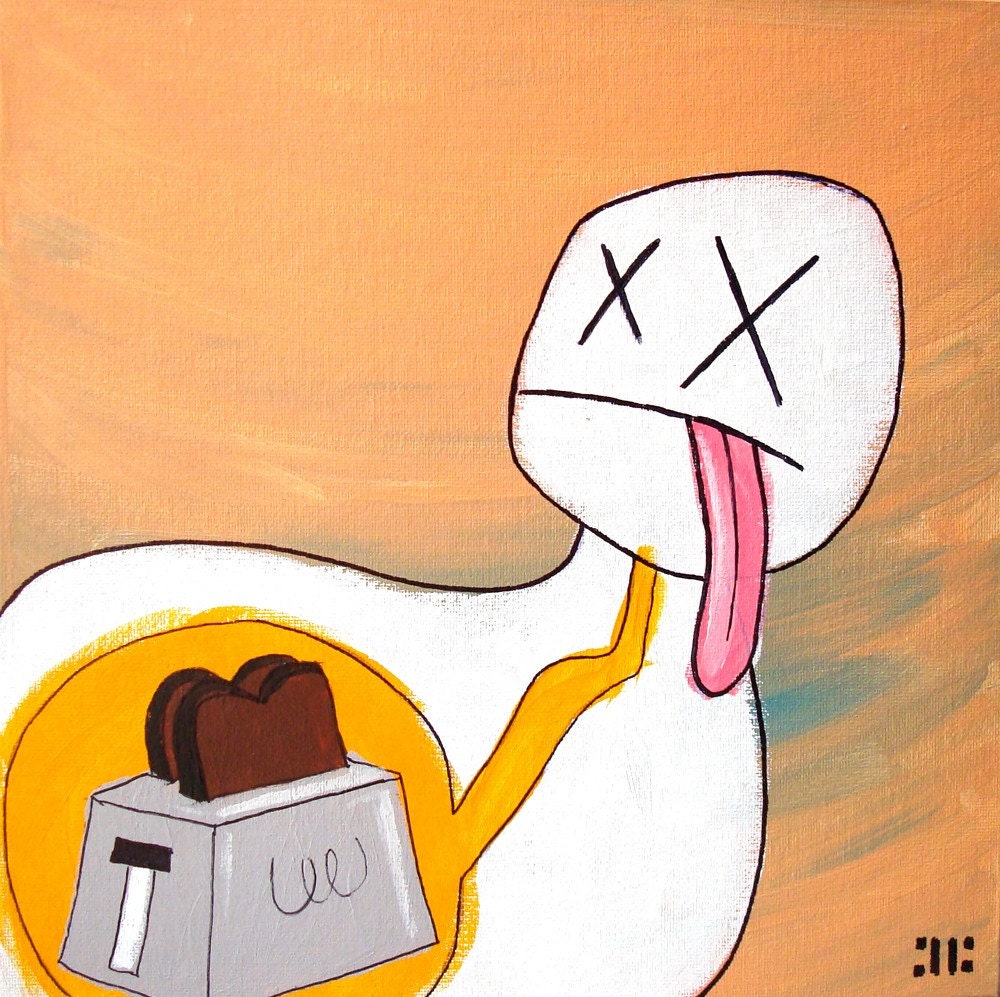 For The Love Of Toast / original painting