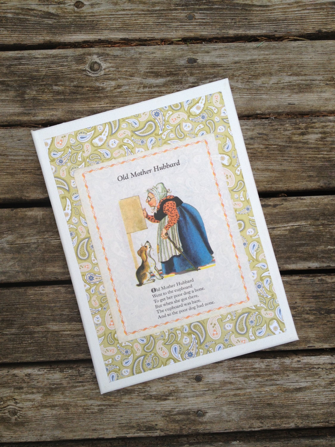 Nursery Art: Old Mother Hubbard