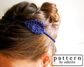 Crochet Headband Pattern, Leaf Headband, Digital PDF