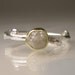 Raw White Diamond Twig Ring - 18k Gold and Sterling Silver