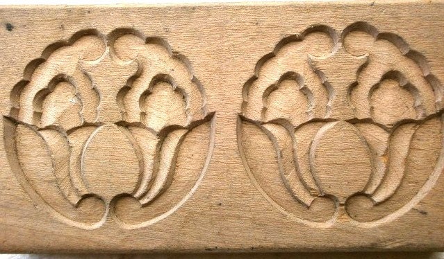 Japanese Sweets Mold Family Crest Vintage Kashigata