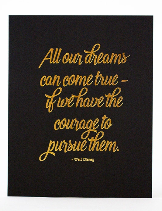 Foil Inspirational Print (8 x 10)