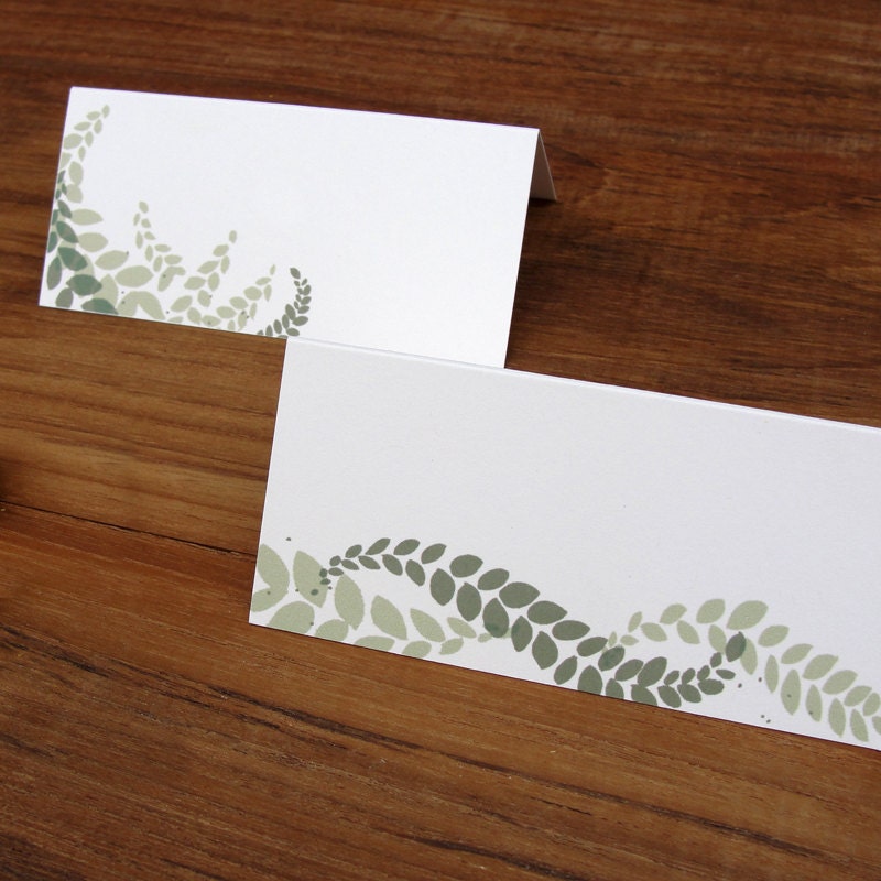 Creeping Fig Place Cards : Garden Party