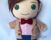 Cute handmade 11th/ eleventh doctor who plushie/ plush