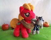 Made to order: Cute big mac with smarty pants plushie/plush