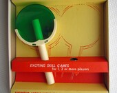 Vintage 1962 Lolli Plop Skill Game Green Lolli Plop with Box Milton Bradley