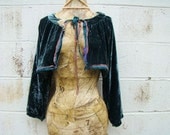 Art Nouveau Velvet Bolero/Goddess Clothing