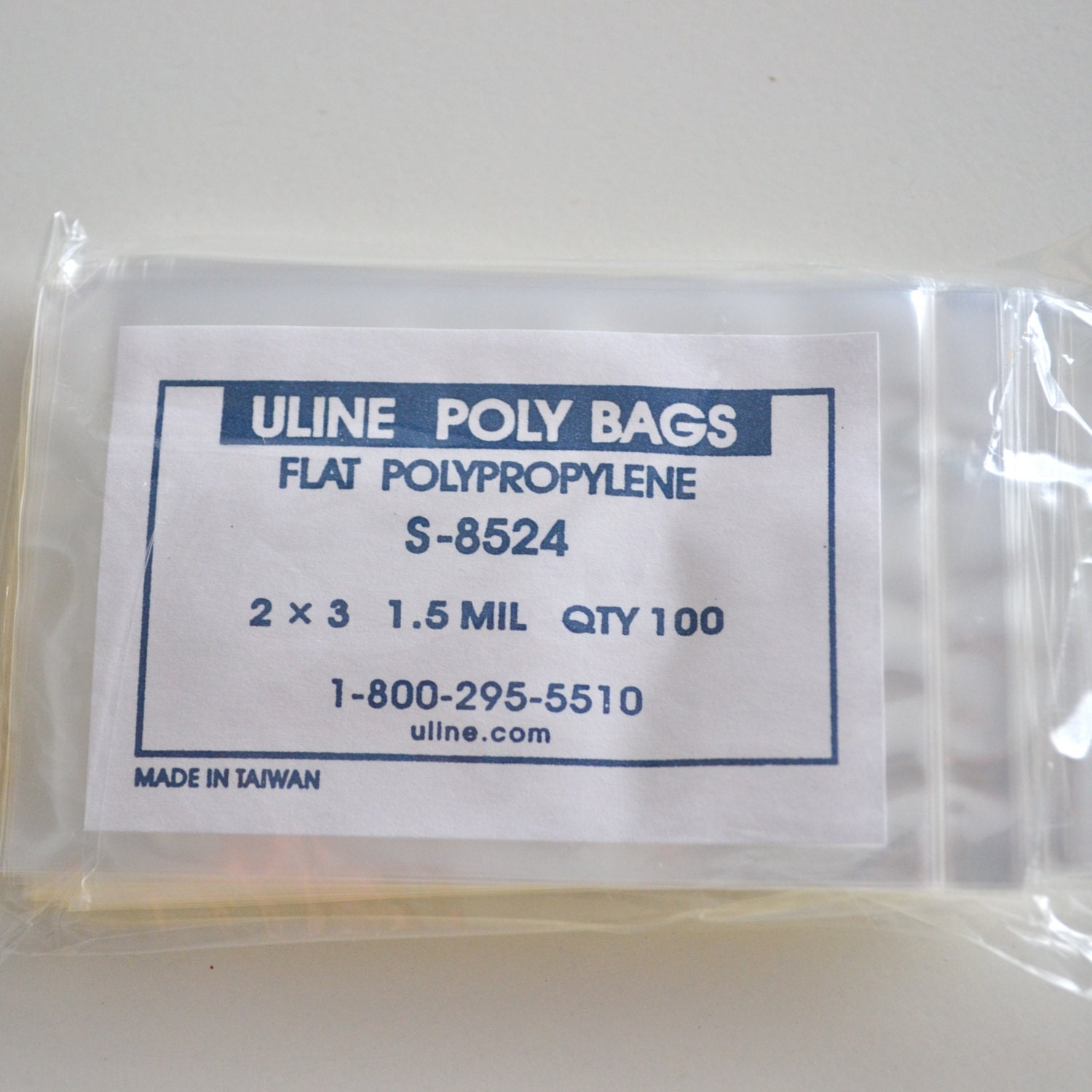 500 Clear 2x3 Poly Bags