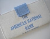 Bank Deposit Bag Wallet Handmade Clutch Wallet Women