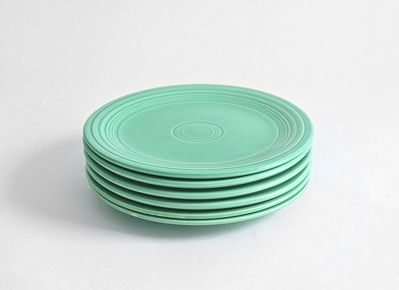 Vintage Bread & Butter Plates - Fiesta, Mid Century, Modern, Retro, Kitchen