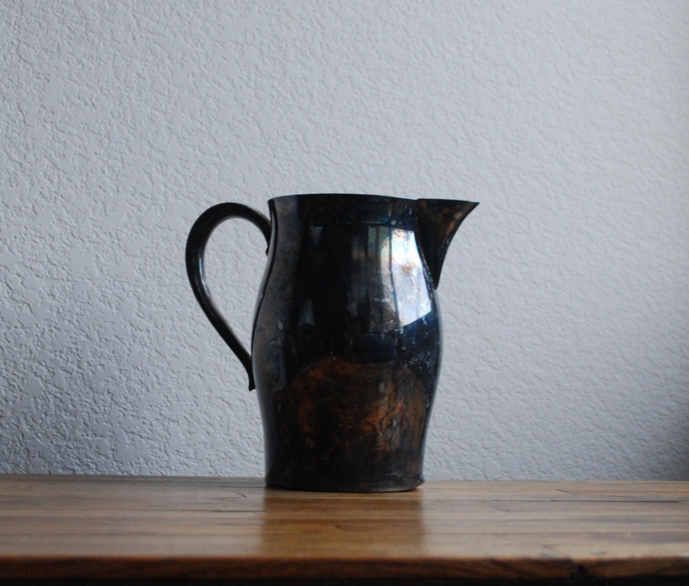 Rogers Silver Pitcher Vintage  Eco-wedding  serving