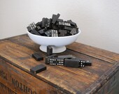 White Bowl Dominoes Black and White Instant Collection
