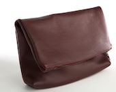Now on sale Folder - an oversized fold-over leather clutch bag