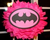 Bat Girl Superhero tissue paper pompom kit Il_170x135