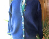James Pringle of Inverness Vintage Womens Wool Cardigan Sweater Made In Scotland