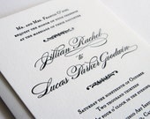 Letterpress Wedding Invitations - Savanah