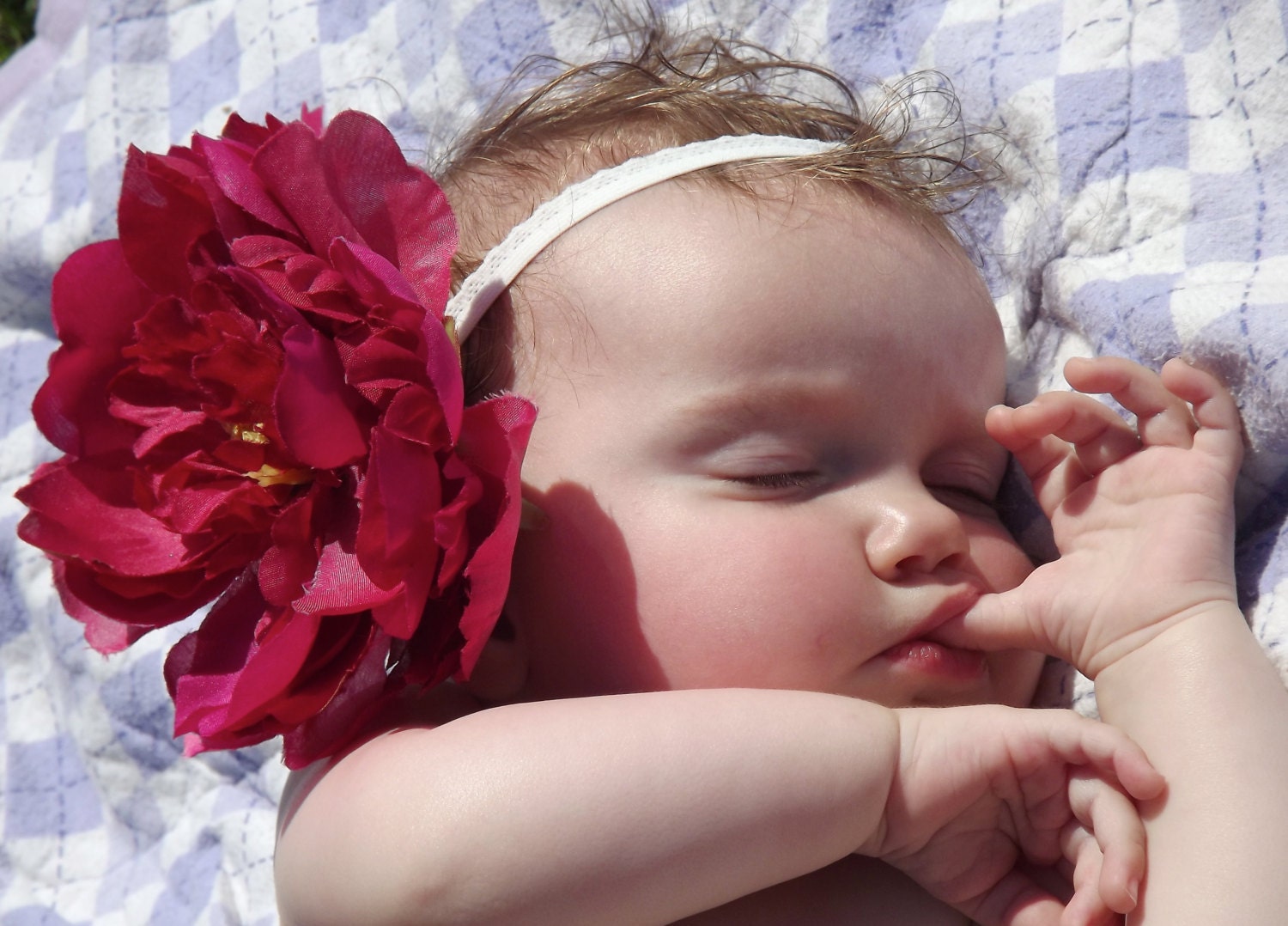 Pink Peony Hairclip