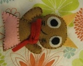 Sale.. Cute Cat Felt Plushie Softie Gift.. Handmade