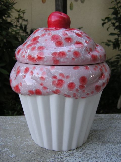 Peppermint Twist Cupcake Jar
