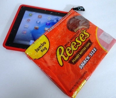 Recycled Reese's Peanut Butter Cup Bags Ipad Case
