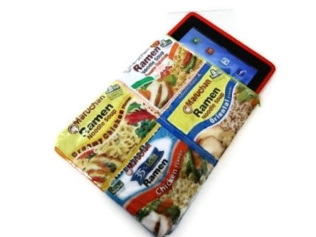 Recycled Ramen Noodle Bags Ipad Case