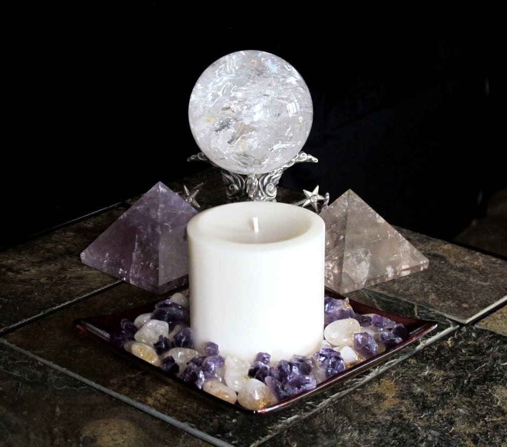 3" Egyptian Amber Soy Candle - All Natural, Eco-friendly, Vegan, Organic Pillar Richly Scented