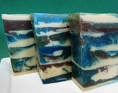 Soap for Men - Woody, Floral, Earthy, Spicy scented -  with Shea Butter and Olive Oil - Glycerin Soap