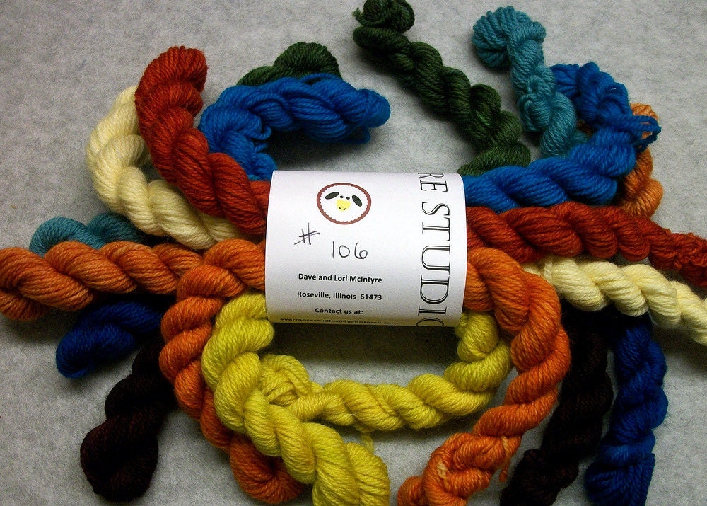 Sock Yarn Mini Skeins - (106)