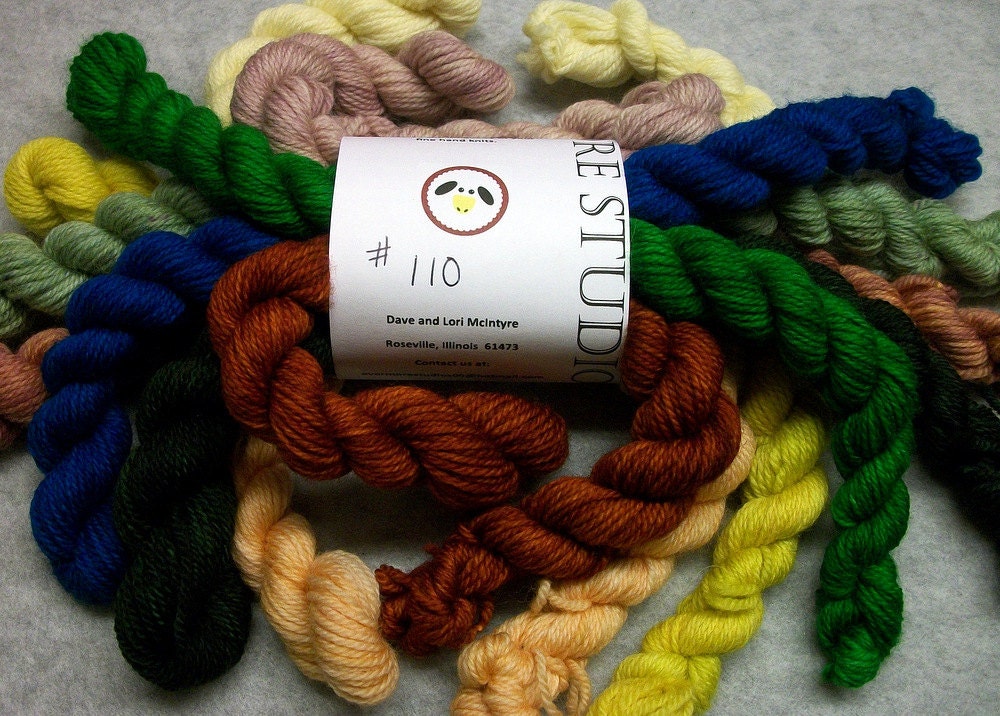 Sock Yarn Mini Skeins - (110)