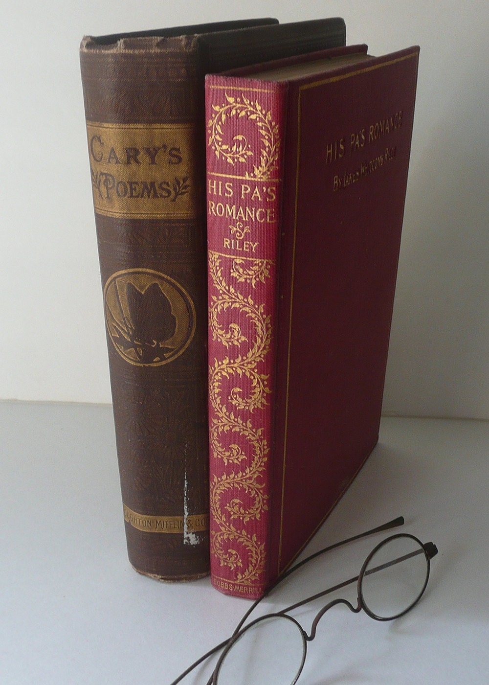 Vintage Poety Volumes Two Alice and Phoebe Cary's Poems and His Pa's Romance by James Whitcomb Riley