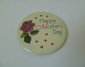 Happy Mother's Day Rose and Hearts Magnet